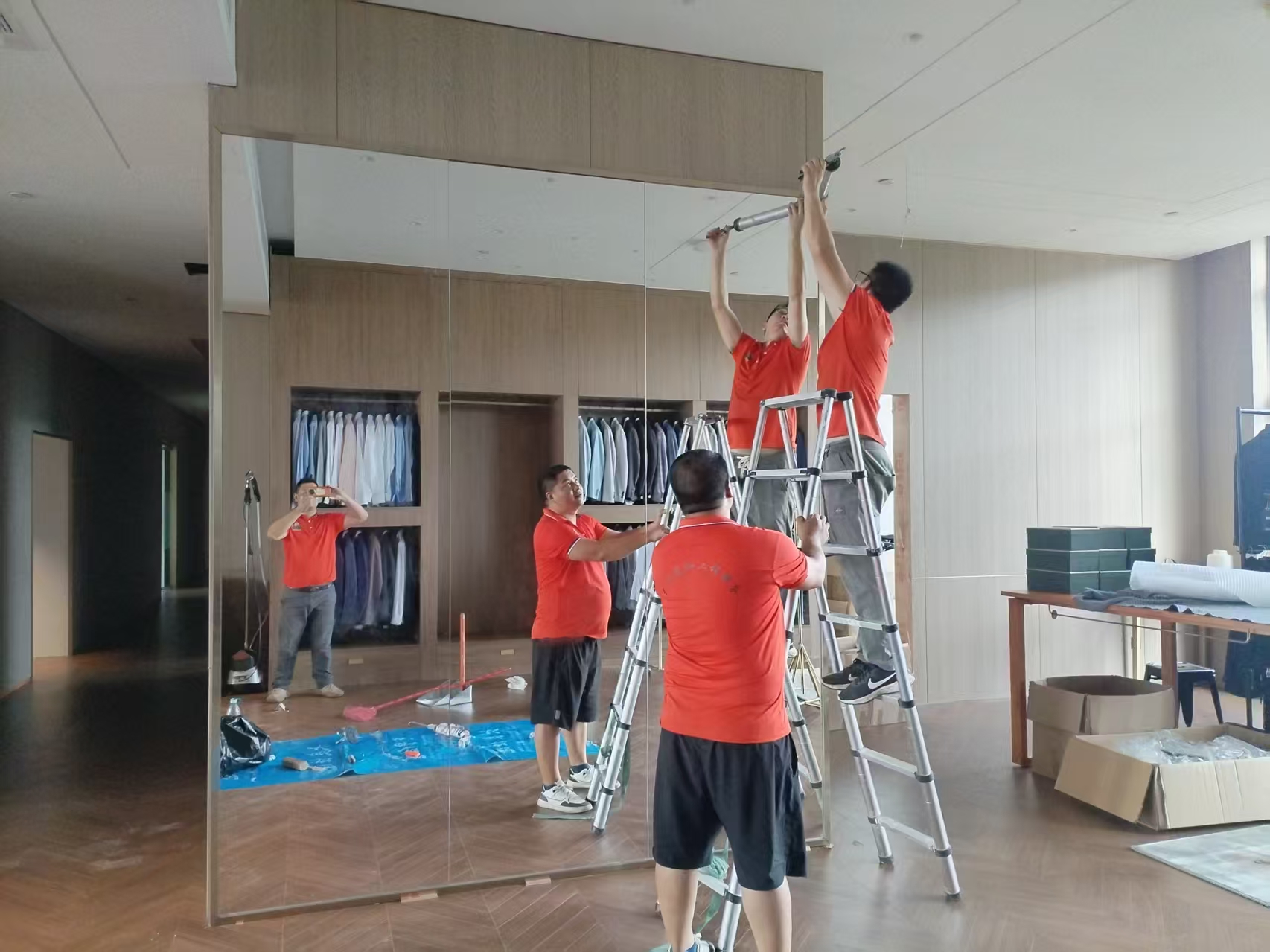服裝店超白鏡